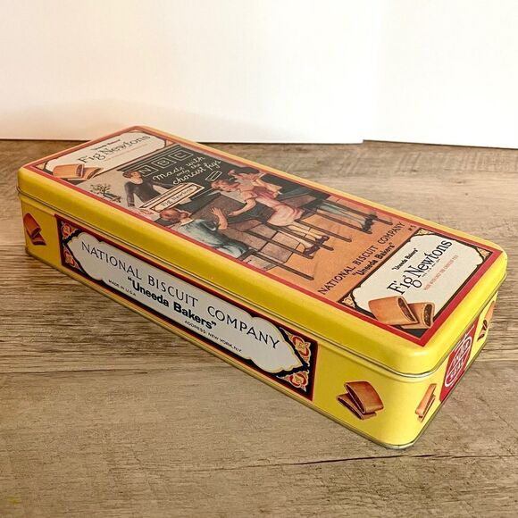๐บ Vintage Fig Newton National Biscuit Company Decorative Tin Retro Home Decor - Picture 3 of 11